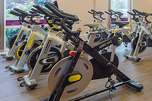 indoor cycling studio