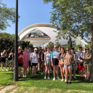 In Front of Ciudad de las Artes y las Ciencias