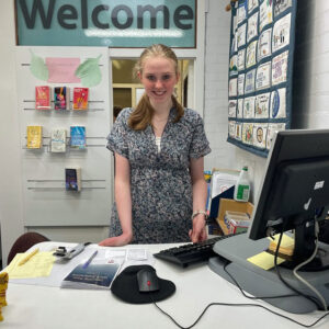 Freddie at Albrighton Library