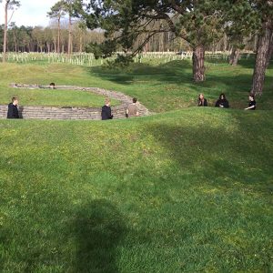 Over ten miles of tunnels at Vimy Ridge